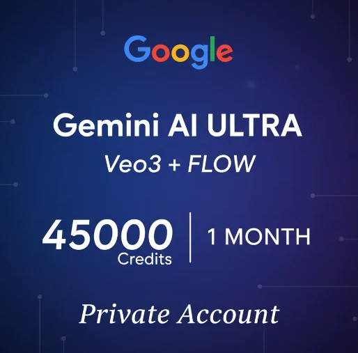 Gemini AI Ultra BUSINESS 1 month | Veo 3.1 & Flow 45K